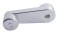Chrome Plastic Freightliner Window Crank - Plain