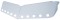 Stainless Steel 2004+ Peterbilt 13" Low Roof Drop Sunvisor - 2" Led Cutout X 8
