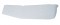 Stainless Steel Kenworth 13 1/2" Curved Windshield Drop Sunvisor