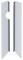 (2/Card) Stainless Steel Freightliner Side Window