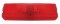 Rectangular Clearance/Marker Light W/ 2 Bulbs - Red