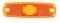 Rectangular Peterbilt Marker/Marker Light Lens - Dark Amber