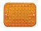 Small Rectangular Light Lens - Amber