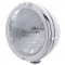Stainless Steel "Classic" Peterbilt 6014 Sealed Beam Headlight W/ Incandescent Signal Light - Clear