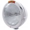 Chrome "Classic" Peterbilt 6014 Sealed Beam Headlight W/ Incandescent Signal Light - Amber