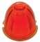 Watermelon Glass Cab Light Lens - Dark Amber