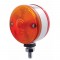 *Closeout* Light Duty Chrome Die Cast 3" Double Face Incandescent Light - Double Contact Bulb
