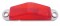 Incandescent Mini Triangle Clearance/Marker Right W/ White Base - Red