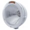 Stainless Steel Peterbilt "Bullet" H4 Halogen Headlight W/ 4 Amber Led Signal Light - Amber Lens