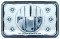 165Mm Rectangular Crystal Headlight Bulb With 1 High Power Led And 6 Led Position Light - High Beam Only