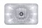 165Mm Crystal Projection Rectangular Headlight Bulb With 6 White Led - High Beam Only