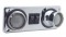 Chrome Plastic Interior Double Reading Light