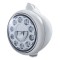 Ss "Guide" Peterbilt Headlight 11 High Power Led Crystal Hdlt W/ 5 Amb Led Vintage 682-C Series 2 Top Mount Light - Clr Lens