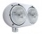 Polished Aluminum Peterbilt 359 Halogen Dual Headlight - Driver