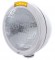 Chrome "Classic" Peterbilt H6024 Halogen Headlight W/ 4 Amber Led Signal Light - Amber Lens