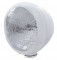 Stainless Steel Classic "Guide" Headlight - 6014 Sealed Beam Bulb