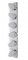 (2/Bulk) Stainless Steel Peterbilt 12 Led Cutout Air Cleaner Light Bracket W/ 17 Amber Led Beehive Cab Light - Clear Lens