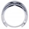 Chrome Plastic Round Turn Signal Light Bezel - Visor On Top