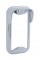 Chrome Plastic Small Rectangular Clearance/Marker Light Bezel - Vertical Visor