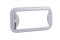 Chrome Plastic Small Rectangular Clearance/Marker Light Bezel