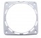 Chrome Plastic Square Turn Signal Light Bezel