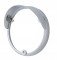 Chrome Plastic Led Light Bezel W/ Up-Side Down Visor - 38113 Series