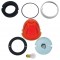 Cab Light Conversion Kit W/ Dark Amber Watermelon Glass Lens - 1156 Single Contact Base