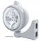 Stainless Steel "Guide" Peterbilt Headlight 34 Wht Led Crystal Halogen W/ 5 Amb Led Vintage 682-C Series 2 Top Mount Light - Clear Lens