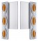 (2/Bulk) S.S. Freightliner 6 Led Cutout Air Cleane