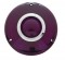 Plastic Turn Signal Lens W/ Chrome Rim - Purple