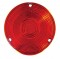 Glass Turn Signal Lens W/ Hardware - Red