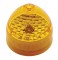 Incandescent 2" Crystal Clearance/Marker Beehive Light - Amber