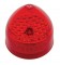 Incandescent 2" Crystal Clearance/Marker Beehive Light - Red