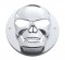 Chrome 4" Light Skull Bezel