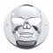 Chrome 2" Light Skull Bezel