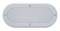 Chrome Plastic Oval Mirror Bezel