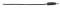 Single Lead Wire W/ .180 Bullet Termination & Stripped End - Black