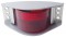 Incandescent Gray Steel Narrow Rail Marker Light - Red