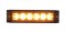 6 High Power Led 12V/24V Warning Lighthead - Amber