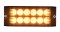 12 High Power Led 12V/24V Warning Lighthead - Amber