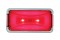 8 Red Led Rectangular Clearance / Marker Light - Glo Light - Red Lens