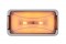8 Amber Led Rectangular Clearance / Marker Light - Glo Light - Clear Lens