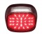 29 Red Led Harley Motorcycle Tail Light With 4 White Led License Light - Smoke Lens