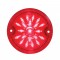 21 Led 3 1/4" Round Harley Davidson Signal Light With 1156 Plug - Red / Red Lens