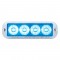 4 Led 12V/24V Strobe Light - Blue