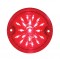 21 Led 3 1/4" Round Harley Davidson Signal Light With 1157 Plug - Red / Red Lens