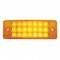 21 Amber Led Rectangular Clearance/Marker Reflector Light - Amber Lens