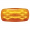 16 Amber Led Rectangular Clearance/Marker Light - Amber "Phantom I" Lens