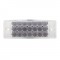 21 Amber Led Rectangular Clearance/Marker Reflector Light - Clear Lens