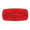 14 Red Led Rectangular "Tiger Eye" Clearance/Marker Light W/ Reflector - Red Lens